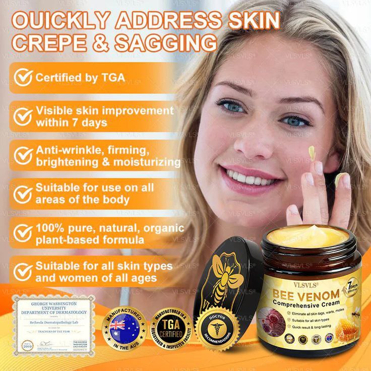 crème au venin d'abeille
