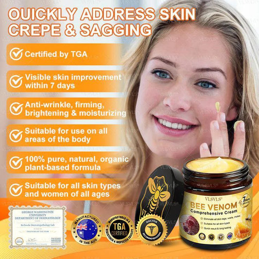 crème au venin d'abeille éliminez une large game de problèmes de peau