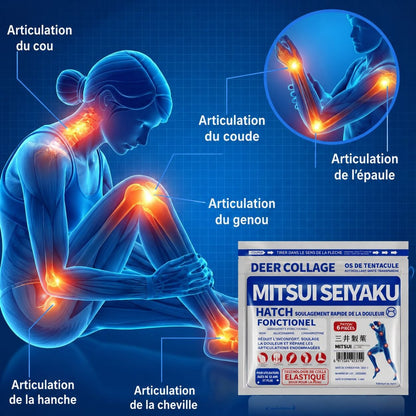 Patch Anti-Douleurs Articulaires - Genoux, Dos, Arthrose, arthrite